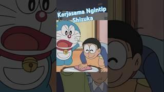 Momen Nobita Dan Doraemon Bekerjasama Buat Ngintip Shizuka