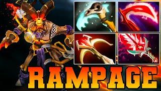 Rampage + 24 Kills Clinkz Dota 2 Mid Lane New Meta 7.37 Carry Pro Gameplay Skills Item Build Support