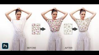 Add Any Pattern to Clothes in Photoshop! | Photoshop Tutorial