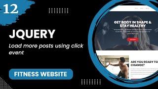 jQuery #12 - Load more posts using click event