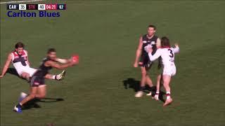 Sam Petrevski-Seton - Match Highlights - Round 22 2019 - Carlton Blues vs St Kilda Saints