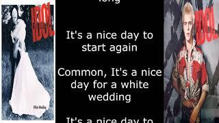 Billy Idol - White Wedding (Lyrics)