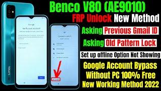 Benco V80 (AE9010) Frp Bypass New Security Update 2022  Set up offline Option Not Showing Solution