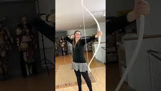 I made a functional bow out of PVC pipes! 