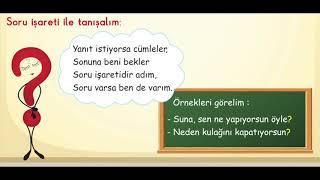1. Sınıf Türkçe - Soru İşareti
