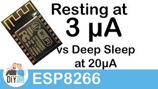 Best power saving mode - Much Deeper Deep Sleep ESP8266