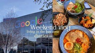 weekend vlog • living in the Bay Area diaries_walk around Google, went to park and IKEA | tanfam.