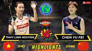 Wow‼️Amazing  Chen Yu Fei (CHN) vs Thuy Linh Nguyen (VIE) All England Open Badminton