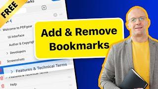 How to Create and Remove PDF Bookmarks