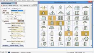 SketchUp Instant Door and Window Demo 1 - Vali Architects