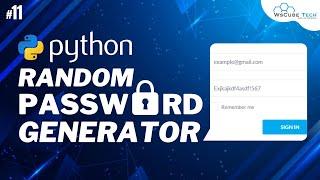 How to Create a Random PASSWORD Generator using Python Program [Hindi] #11