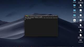 Install pip using command line on a Mac