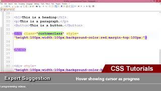 Hover Cursor as Progress using CSS