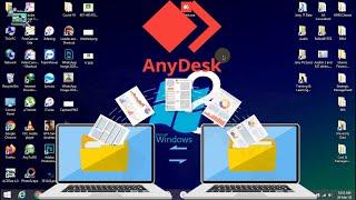 Easy Way to Transfer Files and Folders to any Computer/Laptop through AnyDESK