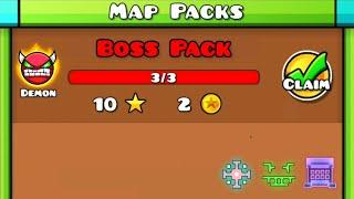 BOSS PACK | Geometry Dash (Boss 3~5 / Demon Map Pack of Xender Game) [All Clear]