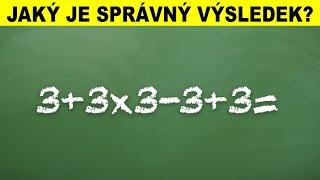 TOP 10 Matematické příklady, které zamotají i vašeho učitele