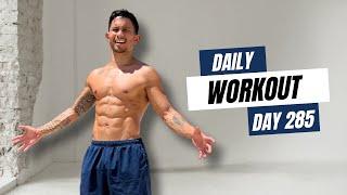 20 Min Full Body Dumbbell Workout NO REPEAT - Build Muscle & Strength