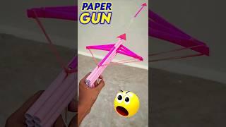 Amazing paper gun , how to make paper crossbow gun , Best paper toy