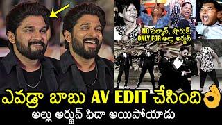 Allu Arjun Special AV | RashmikaMandanna | Pushpa 2 The Rule Thank You Meet | News Buzz