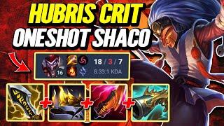 460 AD Shaco 1 Auto Oneshot - S14 [League of Legends] Full Gameplay - Infernal Shaco