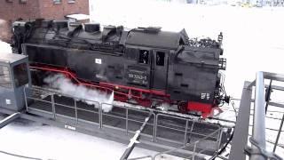 HSB Schmalspurbahn im BW Wernigerode / Dampflok / Steam Train / Eisenbahn