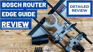 Bosch Router Edge Guide Review (RA1054) - w/ Circle Guide - DETAILED REVIEW