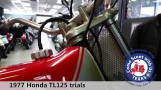 1977 Honda TL125 trials motorcycle