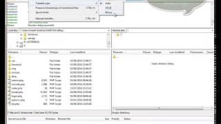 How Set FTP Filezilla for Upload Files in MODE BINARY