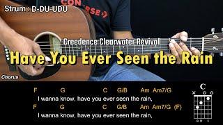 Have You Ever Seen the Rain -  Creedence Clearwater Revival | EASY Guitar Tutorial Chords