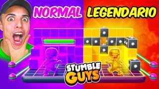 BATALLA de MAPAS *NORMAL vs LEGENDARIO* en STUMBLE GUYS! 