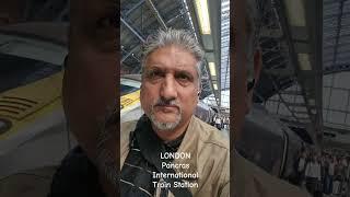 Arrival at Pancras International Train Station London