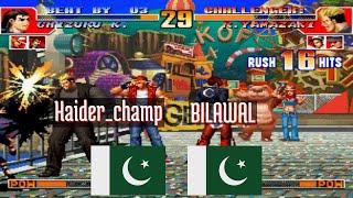 FT5 @kof97: Haider_champ (PK) vs BILAWAL (PK) [King of Fighters 97 Fightcade] Jul 10