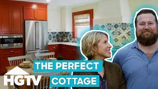 Ben & Erin's Red Kitchen Design Stuns Home Owners | Home Town