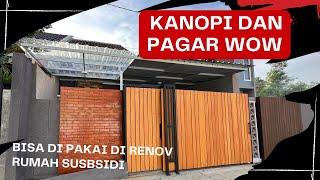 RENOVASI TERAS DAN BELAKANG RUMAH DENGAN BIAYA MURAH TP MEWAH !!!