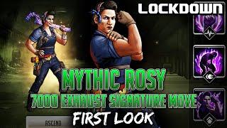 TWD RTS: Mythic Rosy, 7000 Exhaust on Signature Move! The Walking Dead: Road to Survival Leaks