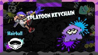 How to Create a Splatoon Keychain out of Perler Beads(Splatoon 3)