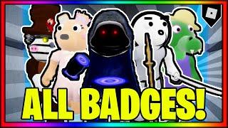 How to get ALL 11 BADGES in ACCURATE PIGGY ROLEPLAY! || Roblox