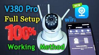 V380 Pro IP Camera Full Setup Configuration | Reset Wifi Password | Change Language | Flip Camera