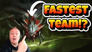 Fastest Spider 10 Hard Team!?  Raid: Shadow Legends