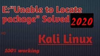 Kali Repository Issue fixed ||"E: Unable to locate package" error 100% solved|||2020||