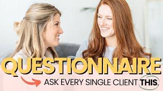 Web design client questionnaire: what to ask before you start designing