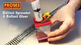 Ballast Spreader & Gluer by Proses The fastest and easiest way to ballast your tracks.