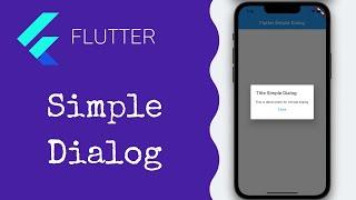 Flutter: Simple Dialog