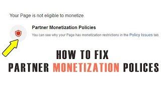 How To Solve Facebook "Partner Monetization Policies" Problem 2022