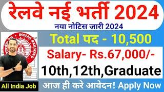 Railway New Vacancy 2024 | RRB Recruitment 2024 | Railway Recruitment 2024 | RRB Bharti 2024