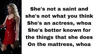 Taylor Swift - Better Than Revenge (lyrics)