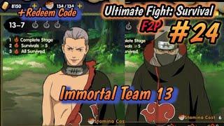 Immortal Team 13 + Redeem Code | Ultimate Fight Survival F2P #24