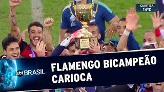 Flamengo se sagra bicampeão carioca | SBT Brasil (16/07/20)