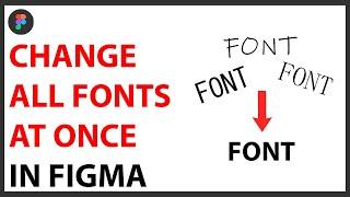 How to Change All Fonts at Once in Figma [QUICK GUIDE]