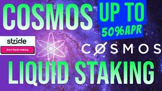 Cosmos ATOM Liquid Staking Up To 50%APR How To #crypto #passiveincome #cosmos #defi